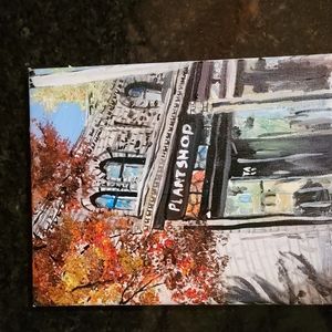 8 by 10 inch acrylic art on canvas